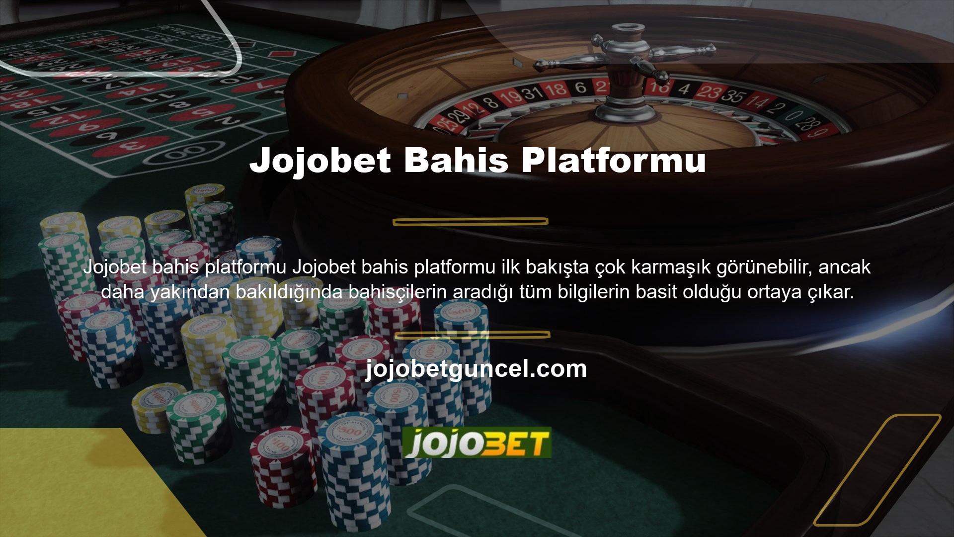Jojobet, bahis tutkunları için birçok oyun analizi sunmaktadır