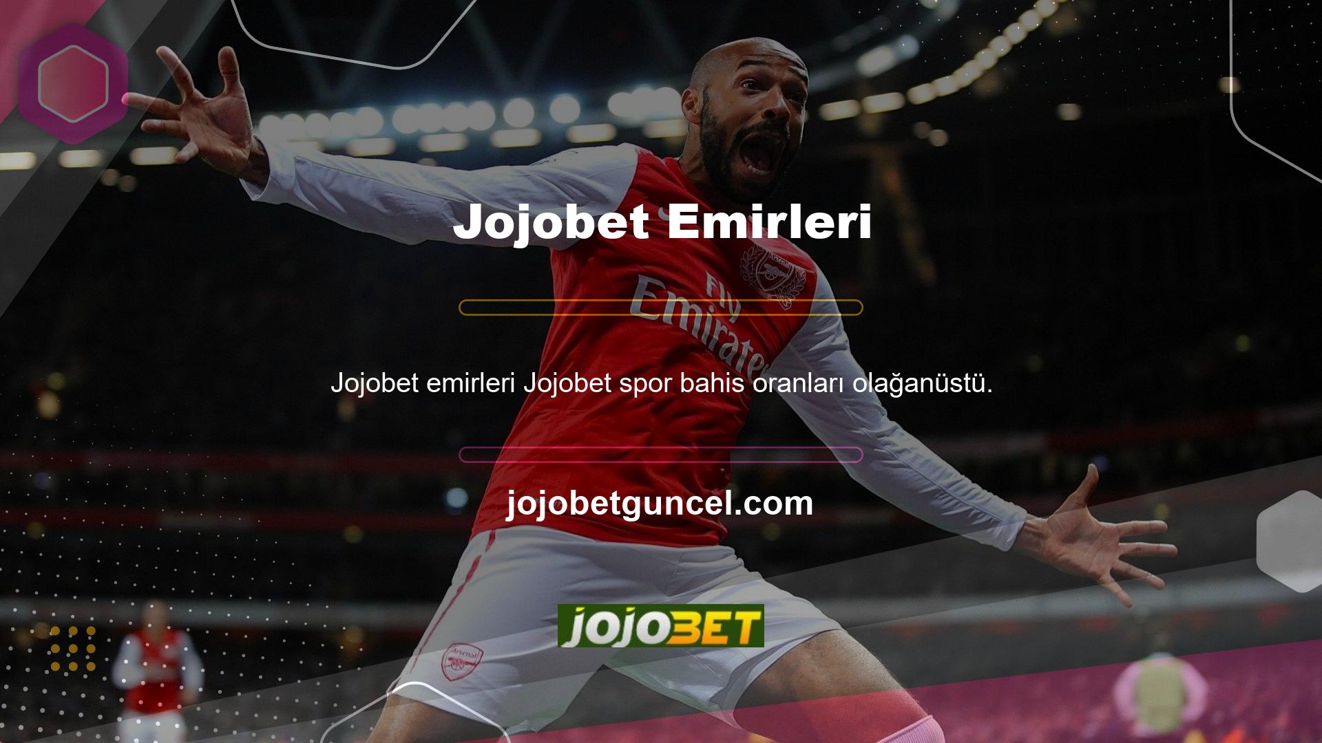 Jojobet, düşük riskli ticaretle uğraşan bireylere ve casino tutkunlarına hitap ederek onlara etkili iletişimi ve kârlı sonuçları garanti eden kuponlar oluşturma fırsatı sunar